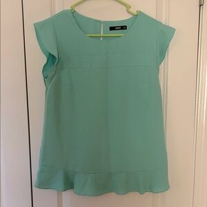 Oasis mint green sleeveless blouse S/M